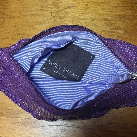 Henri Bendel RARE Vintage Shiny Mesh Clutch Bag - Picture 6 of 7